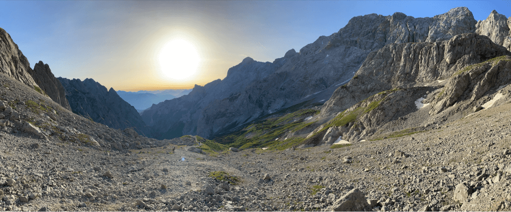 Alpenpanorama Höllental