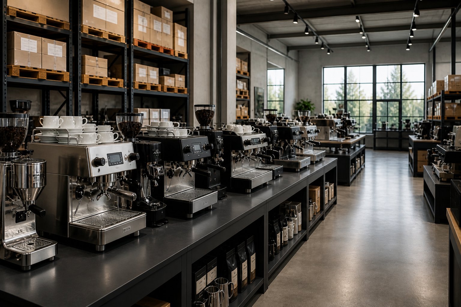 Etablierter B2B-Großhändler für Kaffee- und Espressomaschinen mit Rahmenverträgen